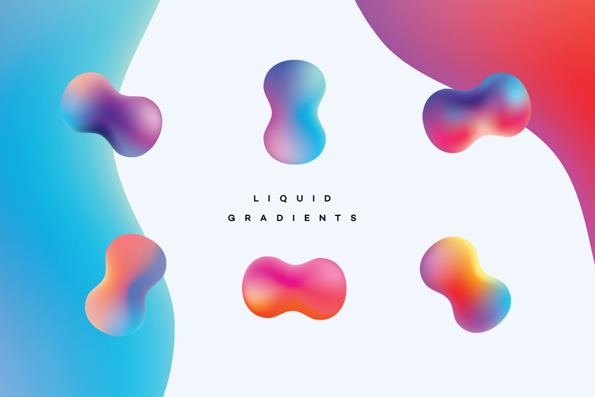 Liquid Gradients Collection, a Texture Graphic by Polar Vectors (Photo 4 of 18)