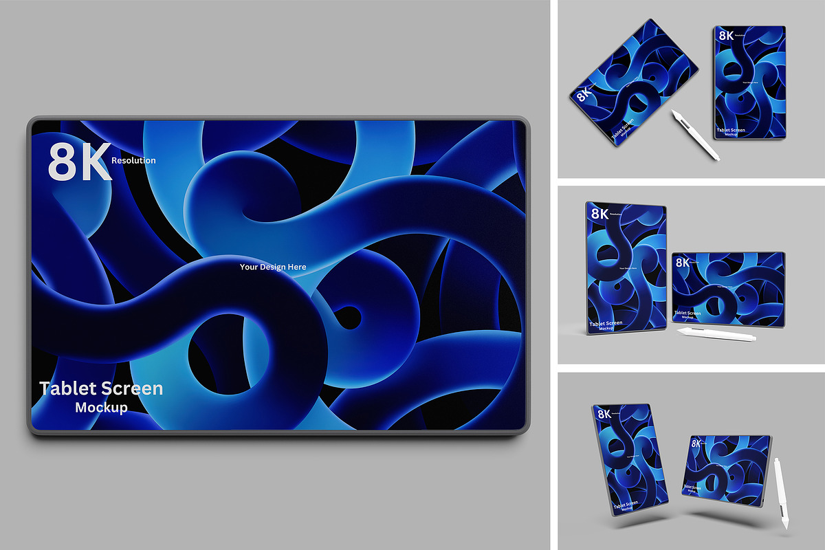 Tablet Screen Mockup, an iPad Mockup by Twins_studio926 (Photo 1 of 5)