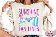 Sunshine and Tan Lines Funny Summer, an Illustration by Daily.Designs (Thumbnail 2 of 5)