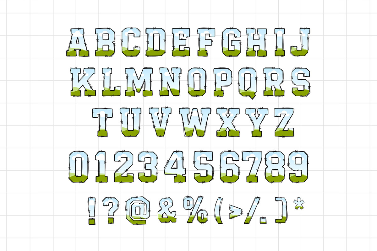 Gwen Mark Canva Font Frames, a Design Template by Jozoor (Photo 2 of 5)