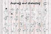 Sweet Christmas: hand drawn set! OFF, a Background Graphic by Cienpies Design (Thumbnail 5 of 8)
