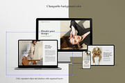 Multi Device Mockup - Scene Creator, a Wearable Device Mockup by Tahtagraphic (Thumbnail 5 of 14)