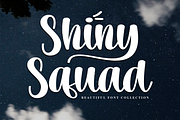 Shiny Squad | Script Font, a Handwritten Font by Scratchones (Thumbnail 1 of 9)