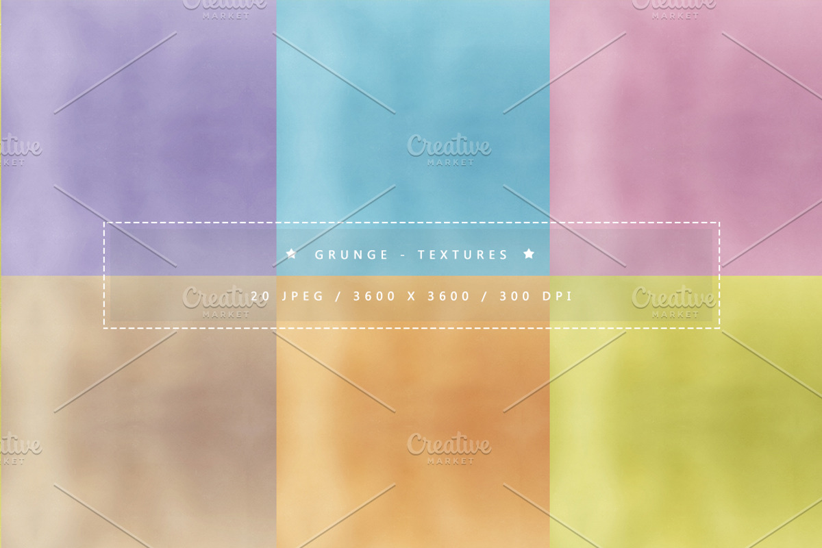 20 Color Grunge Texture, a Texture Graphic by Orange Fox (Photo 2 of 7)