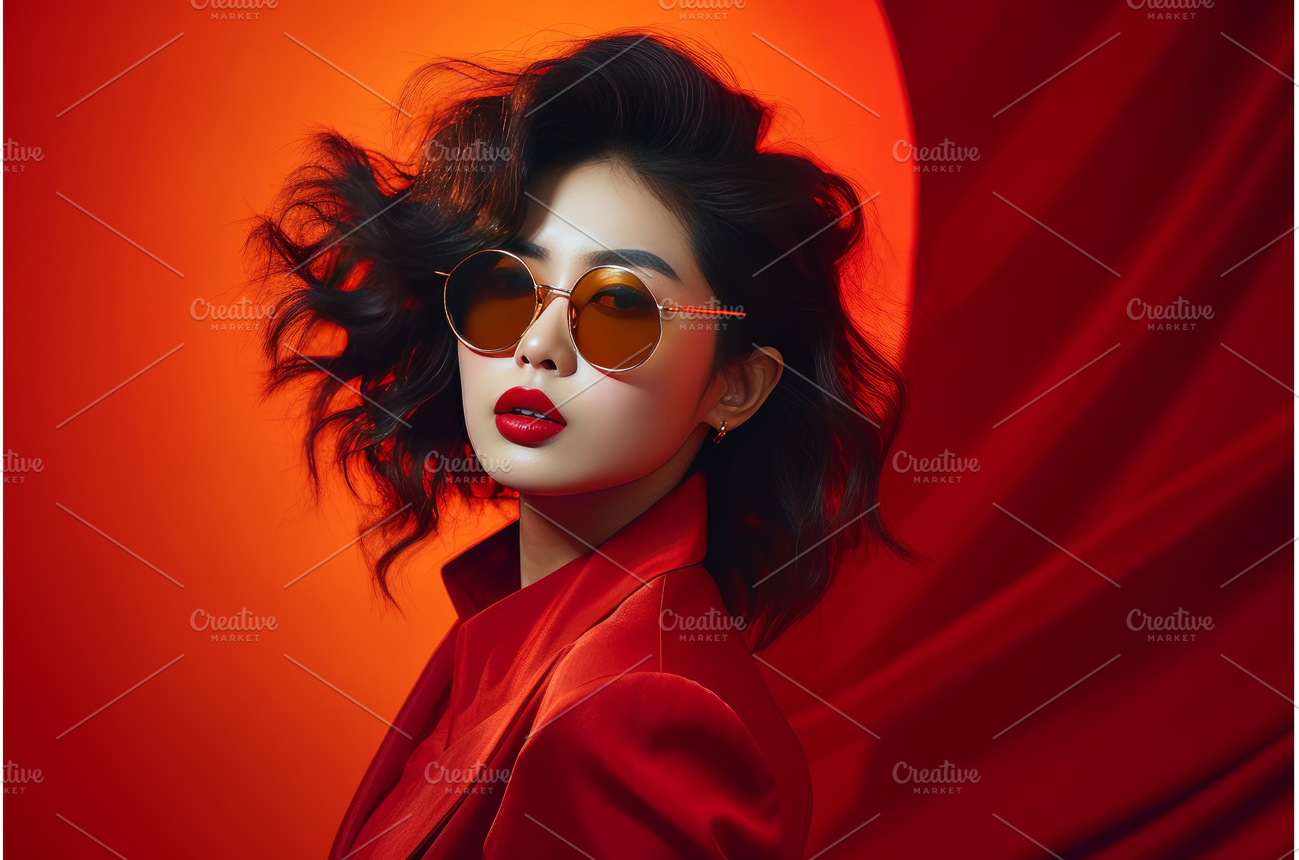 Fashion model posing with sunglasses, a Beauty & Fashion Photo by Ylivdesign