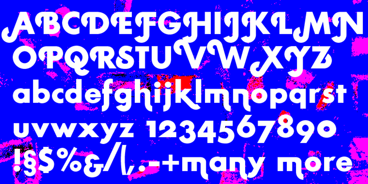 Geometa Deco, a Font by Wiescher-Design (Photo 2 of 4)