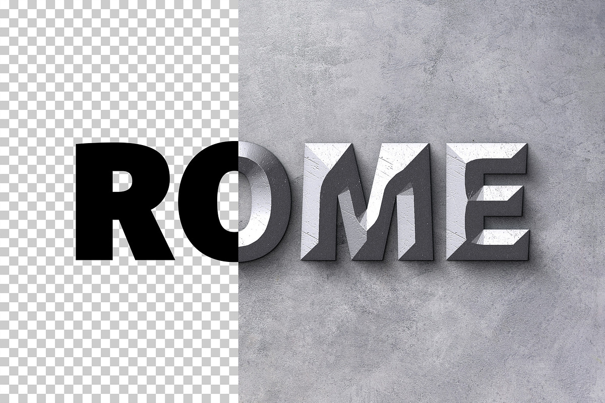 Rough Silver Steel Text Effect, a Layer Style Add-On by Design Squad (Photo 2 of 2)