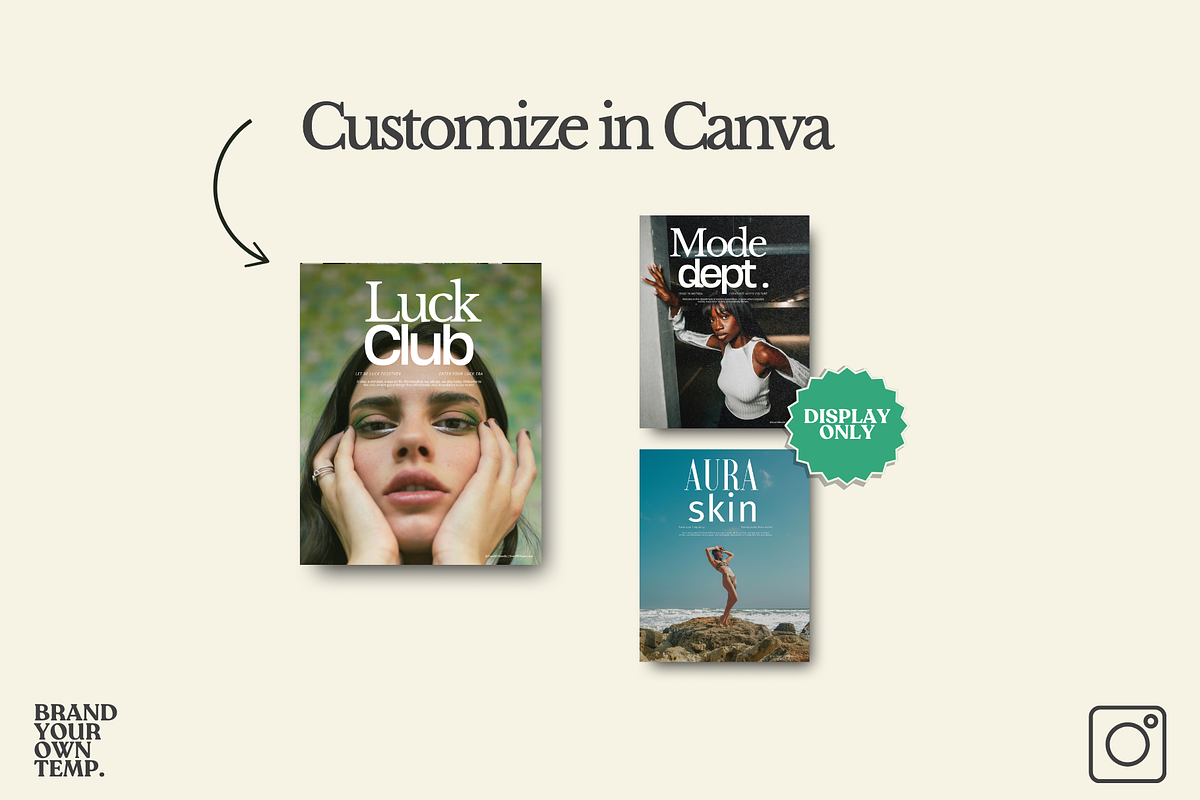 Editorial Social Media Canva, a Templates & Theme by BYOTstudios (Photo 7 of 10)