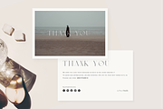 Modern Thank You Card Canva Template, a Card Template by LePosey Studio (Thumbnail 3 of 6)