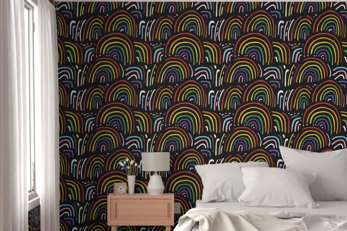 Repeat Pattern Pride Rainbows, a Pattern Graphic by Design Haus Gallery (Photo 3 of 4)