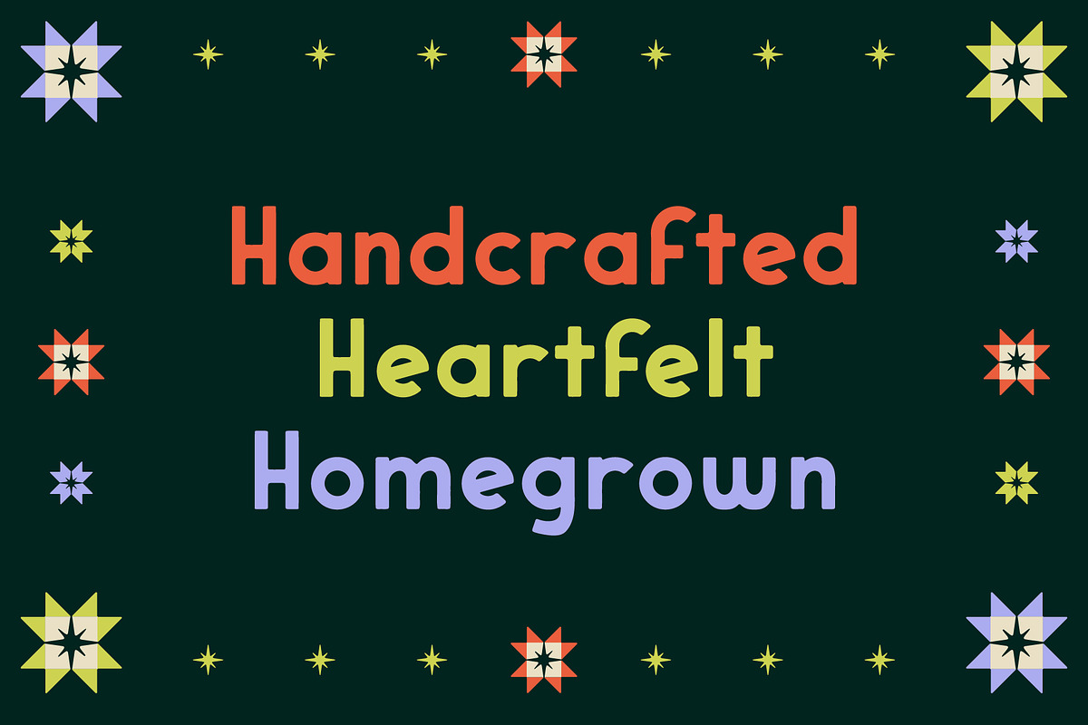 Stargrove, a Sans Serif Font by Chelsea Burkett (Photo 6 of 9)