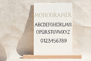 Monogramer. Hand-Drawn Serif Font, a Serif Font by LABFcreations (Thumbnail 6 of 13)