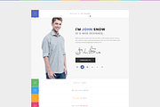 JS - Minimal Resume Template, a Websites & App Template by bigpsfan's SHOP (Thumbnail 3 of 14)