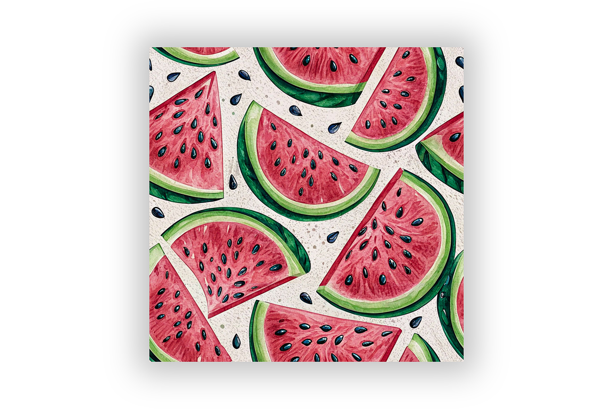 Juicy Watermelon Seamless Pattern, a Pattern Graphic by FloridPrintables (Photo 3 of 7)