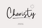 Charisty - Script Font, a Script Font by Creavibes Design (Thumbnail 1 of 11)