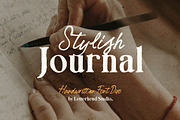 Stylish Journal – A Handwritten Font, a Handwritten Font by Letterhend Studio (Thumbnail 1 of 9)