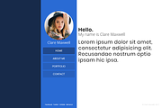 Clare - Minimal Portfolio Template, a HTML Template by AntonyChernianu (Thumbnail 2 of 4)