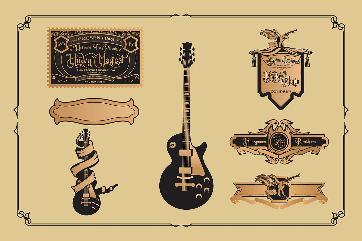 Black Savior Victorian retro Font, a Symbol Font by SHEILLA (Photo 14 of 18)