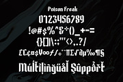 Poison Freak, a Blackletter Font by alit design (Thumbnail 6 of 9)