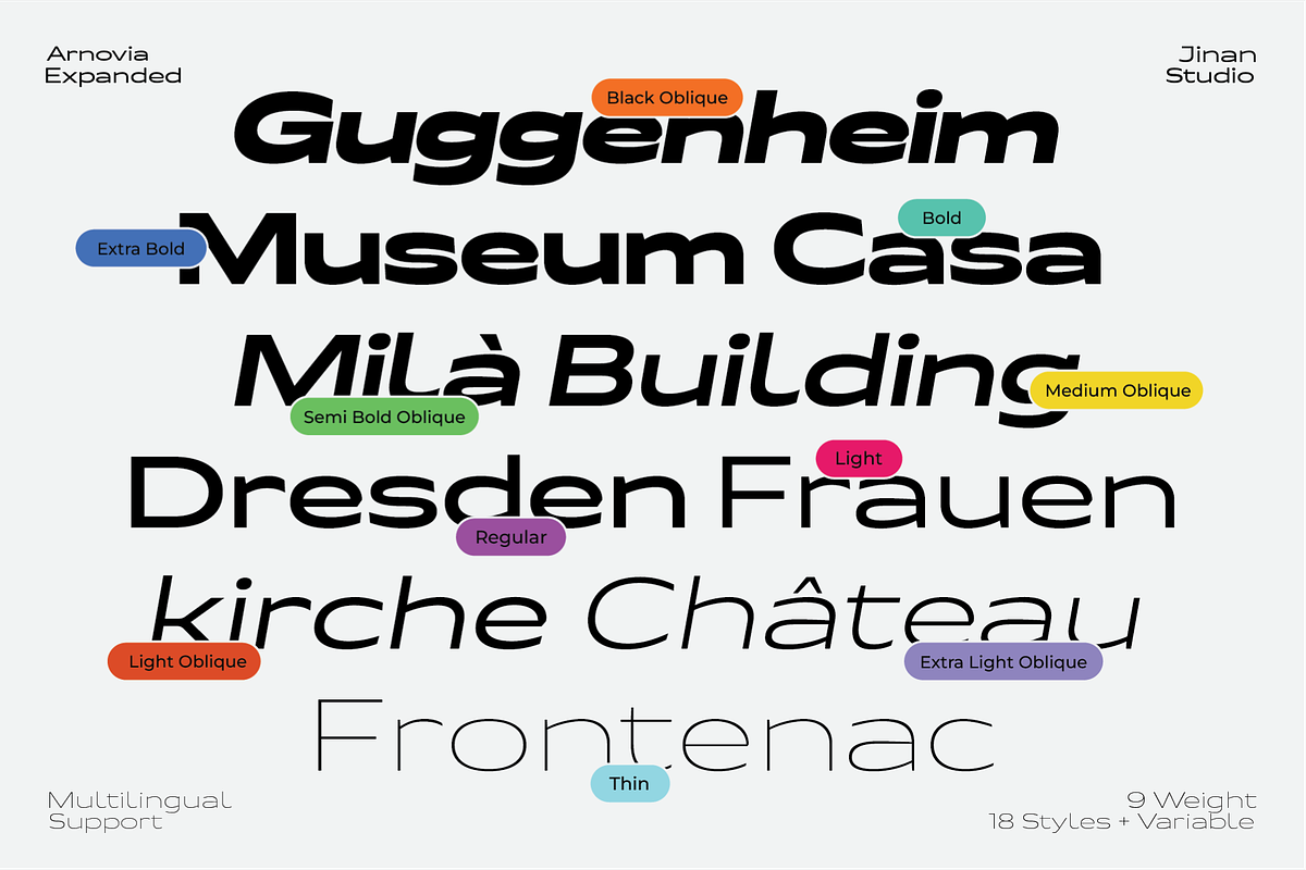 Arnovia Expanded, a Sans Serif Font by Ainun Jinan (Photo 5 of 10)