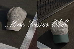 MUSE Tennis Club | Hat Mockups