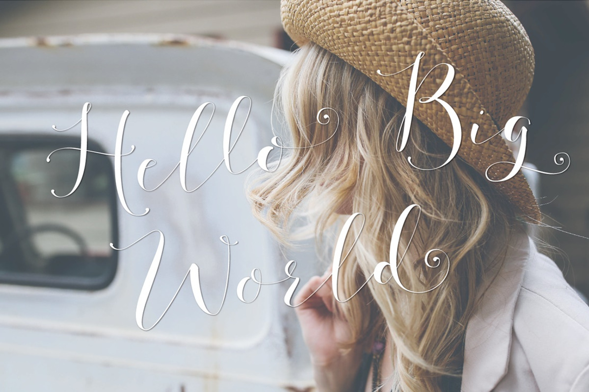 Fashionista Modern Calligraphy preview 3