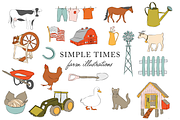 Simple Times Farm Illustrations, an Illustration by Ellie Haldors Design (Thumbnail 1 of 7)
