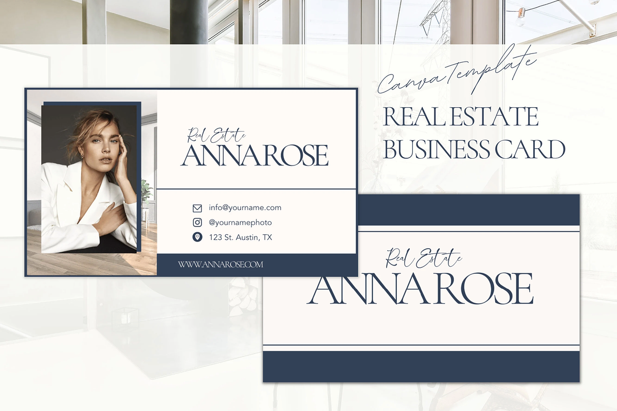 Real Estate Business Card, a Business Card Template by Presentibox (Photo 1 of 5)