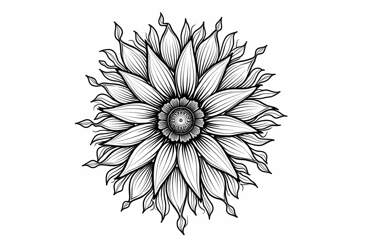 Intricate Mandala Coloring Set, an Illustration by hafijul (Photo 9 of 11)