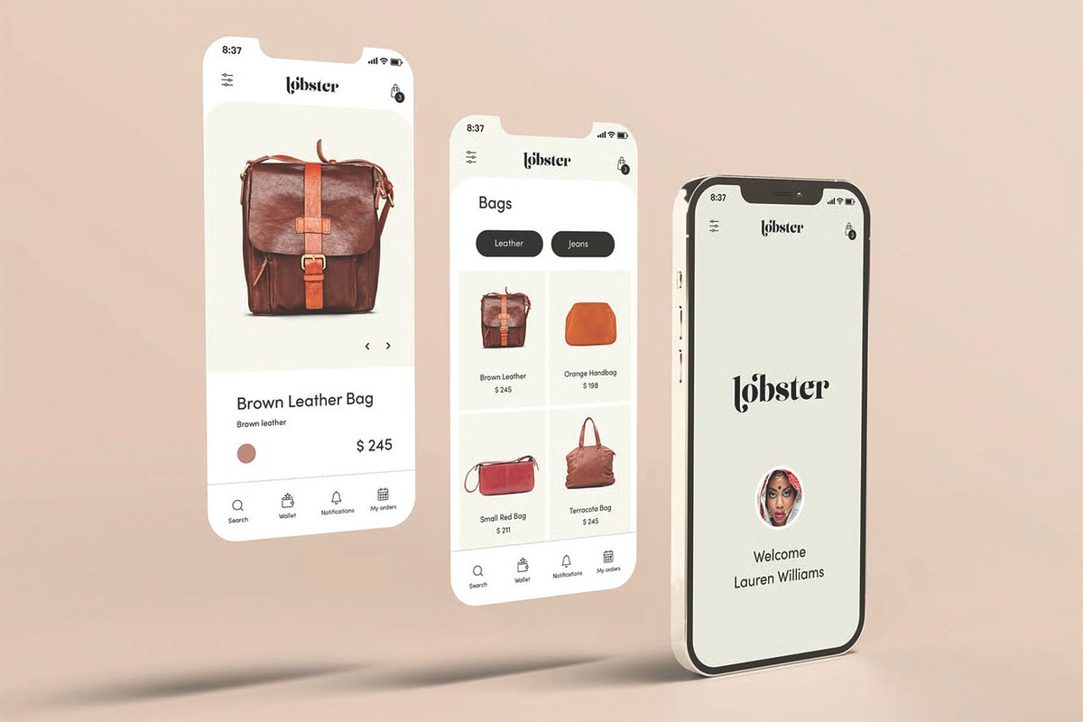 Smartphone Screen Mockup –Mobile App, an iPhone Mockup by DesignRushMarket (Photo 9 of 12)