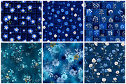 Blue Grunge Texture Digital Papers, a Texture Graphic by CitraGraphics (Thumbnail 6 of 8)