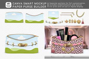 Paper Purse Builder Canva Mockup, a Product Mockup by Mockup Scene