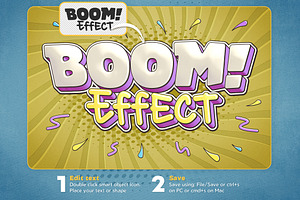 Boom Text Effects