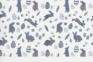 Easter Bunnies Cut File Svg Dxf Eps