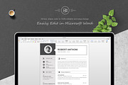 2 Pages Resume Template / CV Design, a Resume Template by ResumeInventor (Thumbnail 4 of 5)