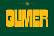 Glimer | Modern Unique Sans Serif, a Sans Serif Font by Typoraith Co (Thumbnail 1 of 10)