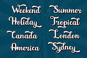 Hansley - Retro Font, a Script Font by BearyType Studio (Thumbnail 10 of 16)