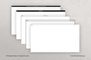 Minimal Website Mockup Scene Creator