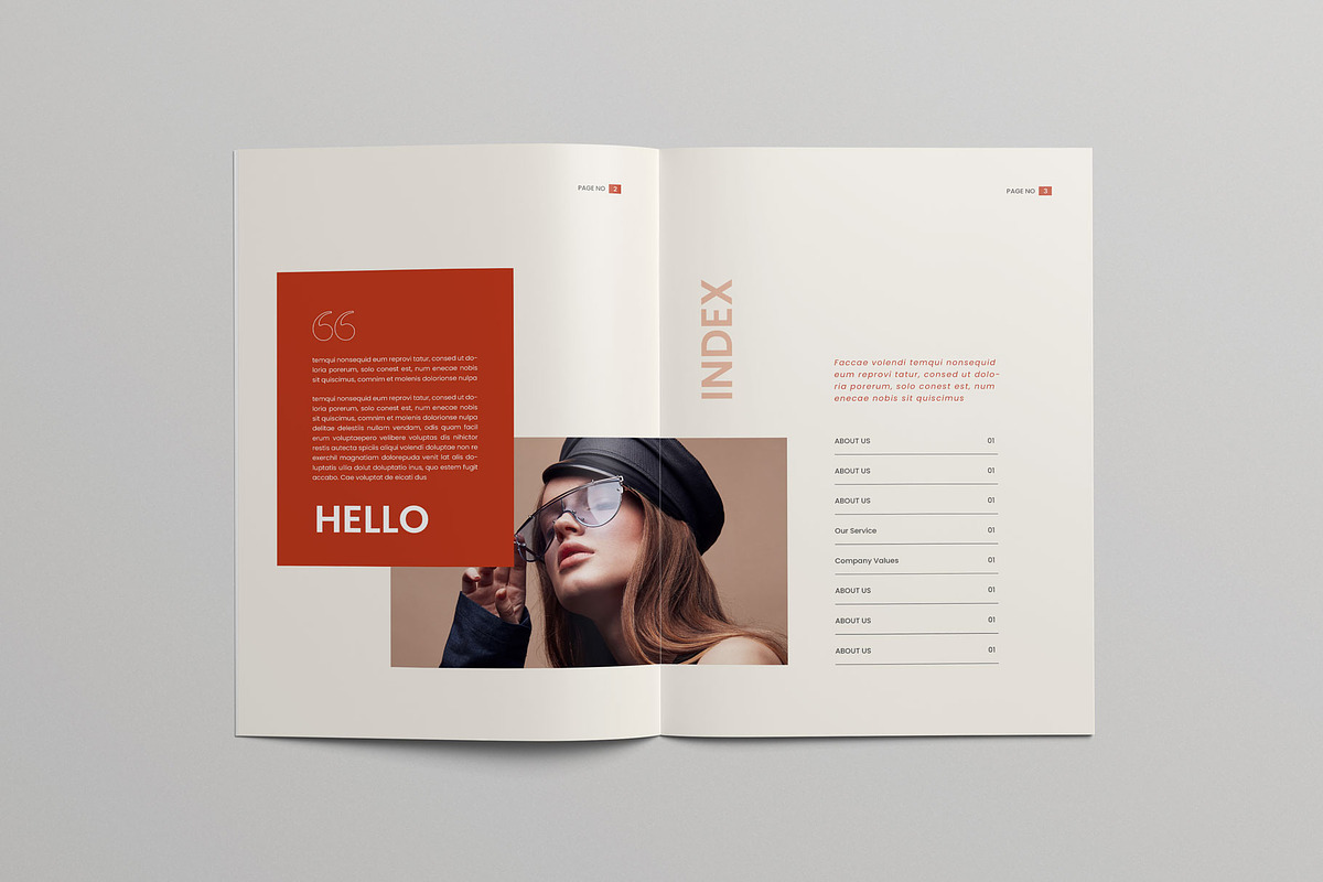 Digital Portfolio, a Brochure Template by KreateTribe (Photo 2 of 7)