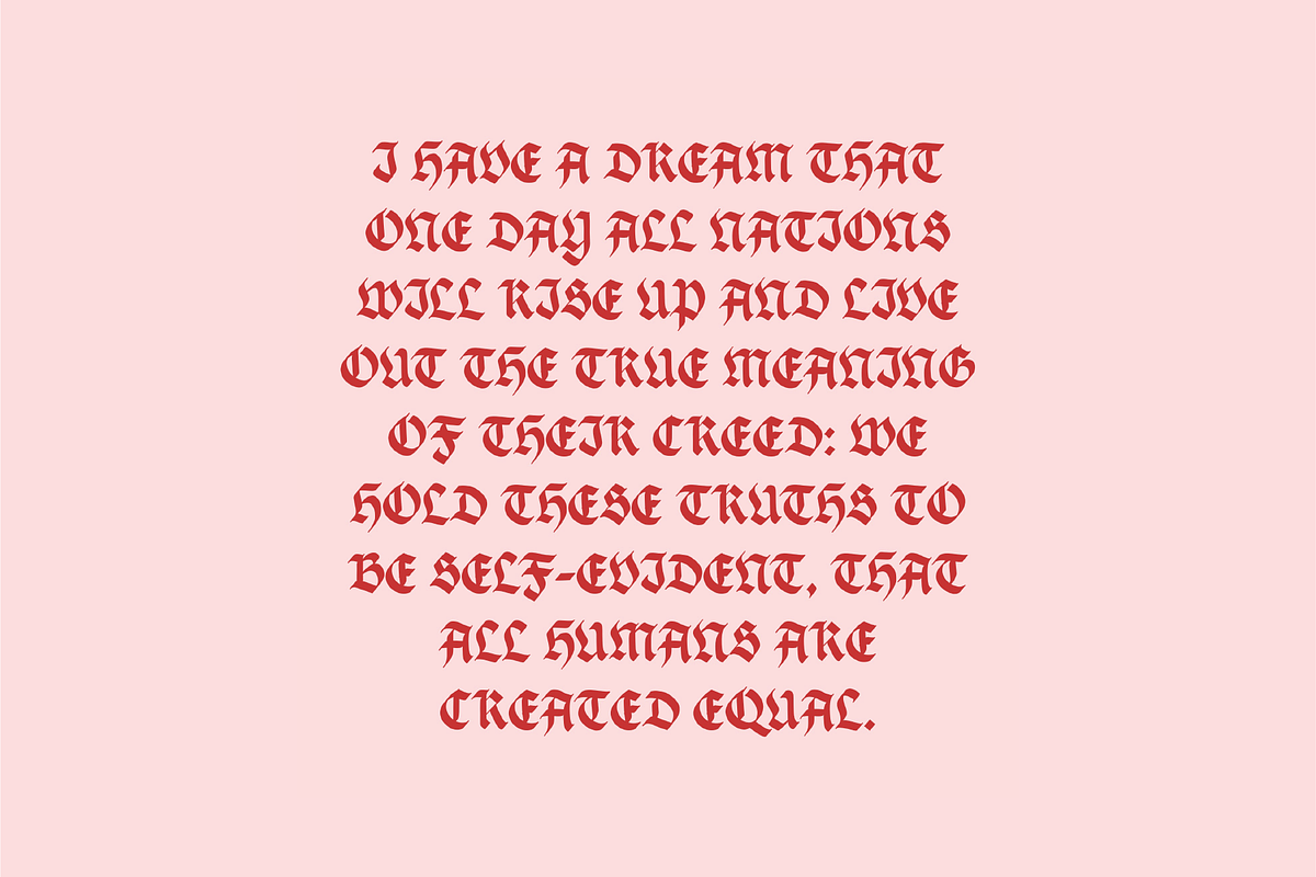 Inkspell Hand-Lettered Blackletter, a Blackletter Font by FontDuo (Photo 5 of 6)