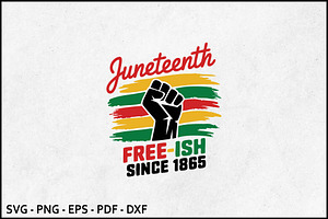 Juneteenth Free-ish SVG, an Object Graphic by BeeCraftR