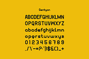 Gentyan - Minimal Logo Font, a Sans Serif Font by Iqsiart Studio (Thumbnail 6 of 7)