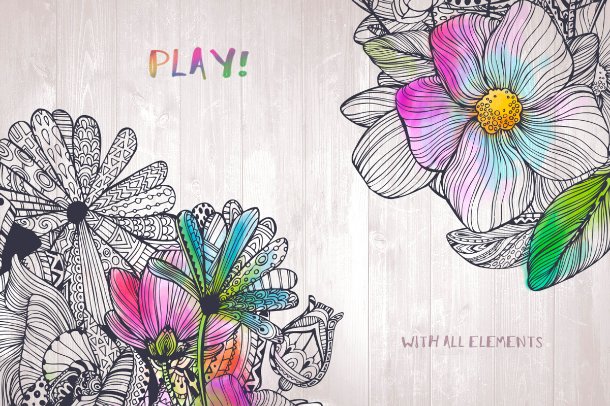 Coloring book pages - creator, an Illustration by Gluiki (Photo 5 of 9)