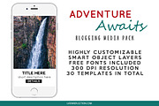 Blog Media Pack: Adventure Awaits, a Social Media Template by lifenreflection (Thumbnail 2 of 3)