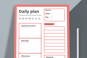 New Weekly Planner Design Layout