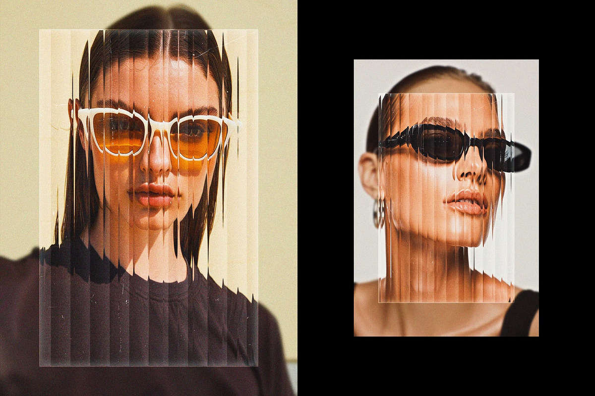 Ribbed Glass Photo Template, a Layer Style Add-On by Design Squad (Photo 2 of 7)