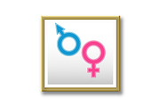 Male and female sex symbols, an Outline Icon by RODINA (Thumbnail 3 of 3)