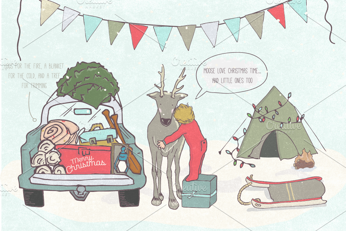 Warm & Cozy Illustration Pack, an Illustration by Heather Marie  (Photo 3 of 7)