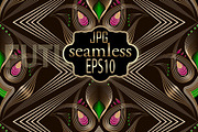 Seamless art deco modern pattern, a Pattern Graphic by Futurel (Thumbnail 1 of 3)
