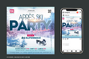Après Ski / Winter Party Flyer, a Flyer Template by Corrella Design (Thumbnail 1 of 2)